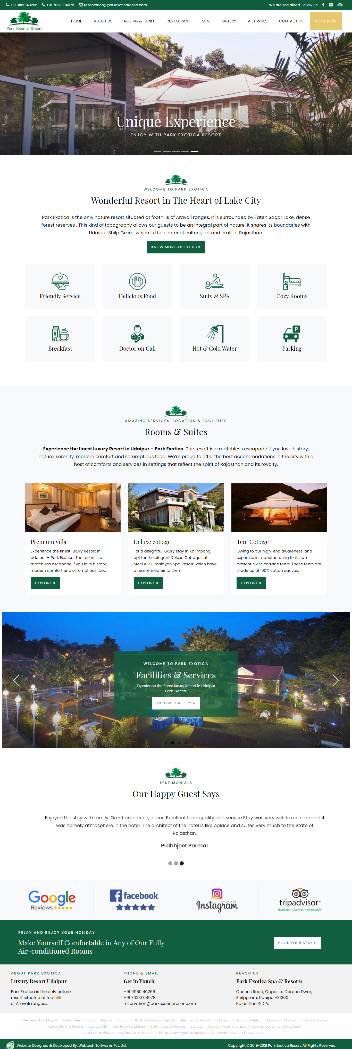 FireShot Capture 130 - Best Lake View Hotels and Resorts in Udaipur-Park Exotica Resort and _ - www.parkexoticaresort.com